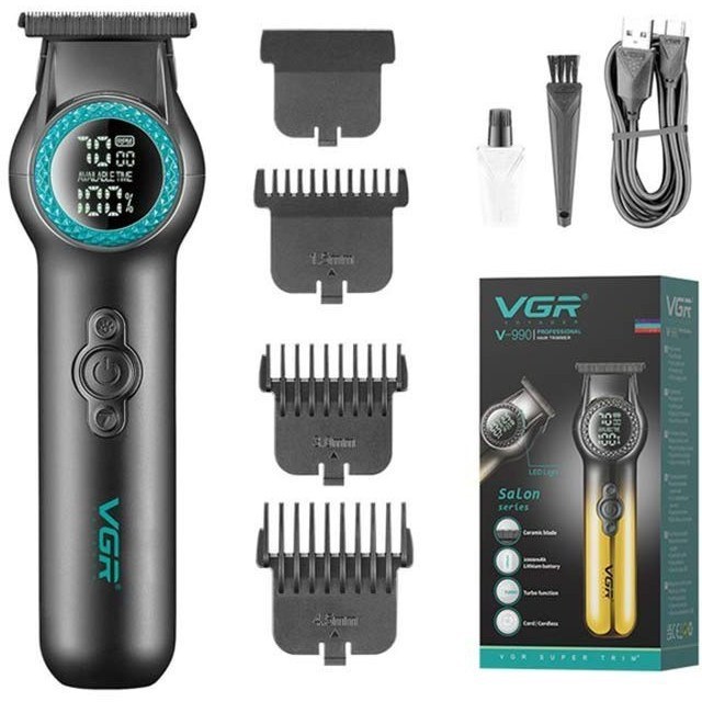 ماشین اصلاح برند VGRمدل V-990 با تیغه سرامیک و برش مستقیم