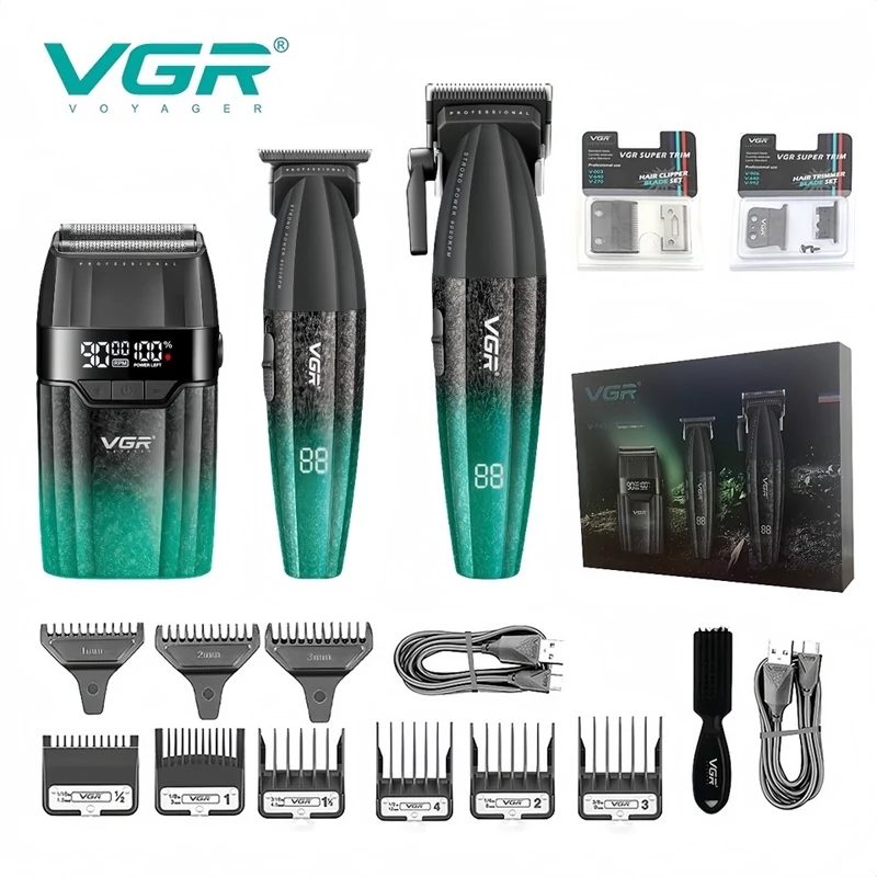 ست ماشین اصلاح حرفه‌ای وی جی آر مدل VGR-V640 S3